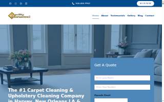 Quality Guaranteed Steam Cleaning LLC of Gretna website