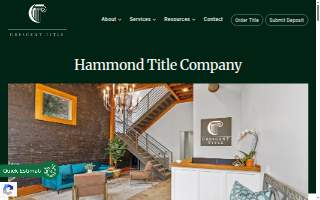 Crescent Title, LLC of Hammond website