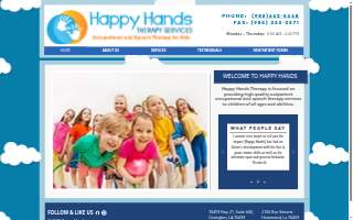 Happy Hands Therapy Services, LLC website