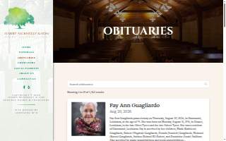 Harry McKneely & Son Funeral Homes & Crematory website