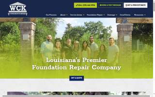 WCK Foundation Repair of Estelle website