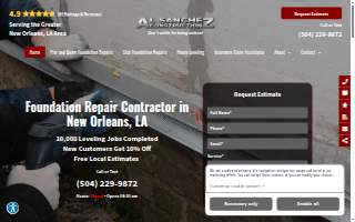 Al Sanchez Construction of Chalmette website