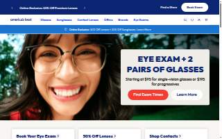 America's Best Contacts & Eyeglasses of Harahan website