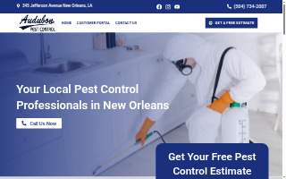 Audubon Pest Control LLC website