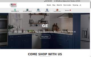 Big Deal Appliances website