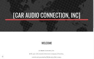 Car Audio Connection website