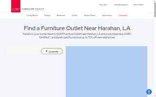 CORT Furniture Outlet of Harahan website