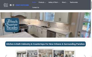 French Quarter Facades Kitchen & Bath website