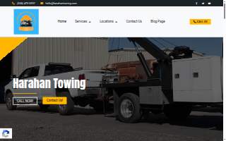 Harahan Towing Service website