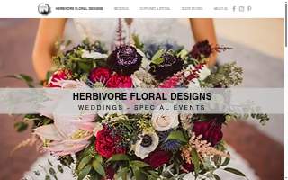 Herbivore Floral Designs website