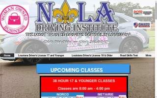 NOLA Driving Institute of Harahan website