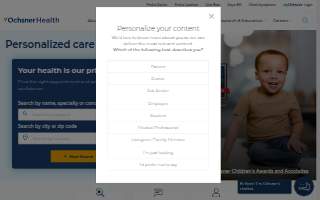 Ochsner Therapy & Wellness - Elmwood website