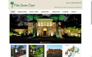 Palm Garden Depot website