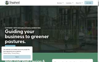 Shepherd Web Design & Digital Marketing website