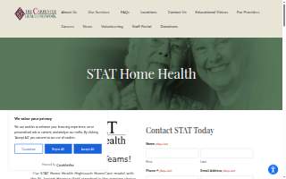 STAT Home Health of Harahan website