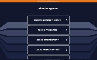 Elite Therapy website
