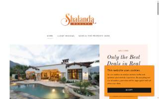 Shalanda Realty website