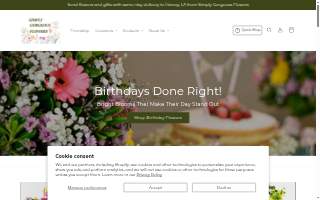 Simply Gorgeous Flowers LLC website