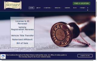 The Notary Shoppe et al, Inc. of Harvey website
