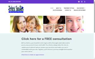 Trieu Smiles Orthodontics of Harvey website