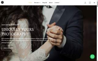 Uniquely Yours Photography website