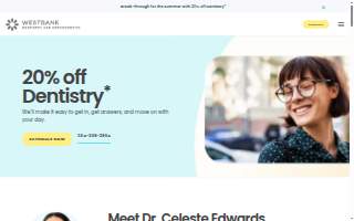 Westbank Dentistry and Orthodontics website