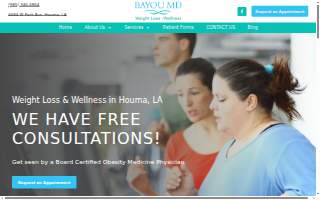 BayouMD Urgent Healthcare - Thibodaux website
