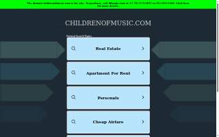 Children of Music website
