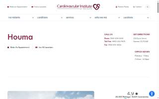 CIS: Cardiovascular Institute of the South website