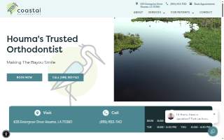 Coastal Orthodontics website