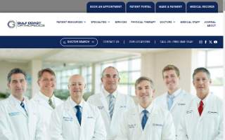 Gulf Coast Orthopedics website