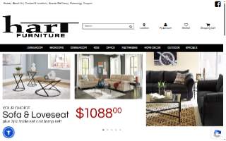 Hart Furniture website