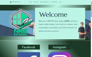 NRG Window & Screen LLC website