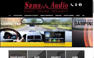 Sams Audio website