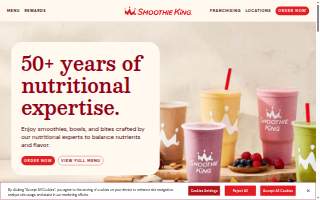 Smoothie King of Cape Girardeau website