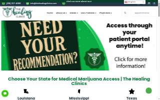 The Healing Clinics, LLC website