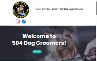 504 Dog Groomers website