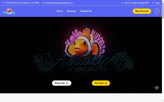 Aquatic Specialties website