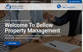 Bellow Property Management, LLC website