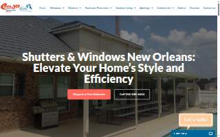 Cool-Vue - Shutters & Windows New Orleans website