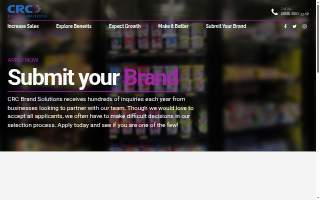 CRC Brand Solutions website