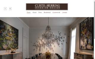 Curtis Herring Interior Design website