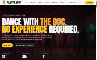 El Doco Loco Dance Studio website