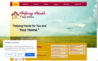 Helping Hands Of New Orleans website