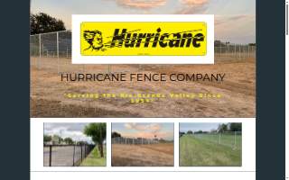 Hurricane Fence Co Inc website