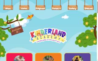 Kinderland Academy website
