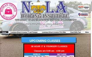 NOLA Driving Institute of Kenner website