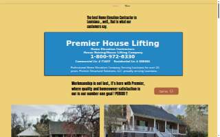 Premier House Lifting of Kenner website