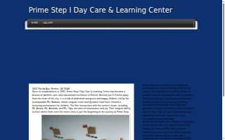 Prime Step I Daycare & Learning Center website