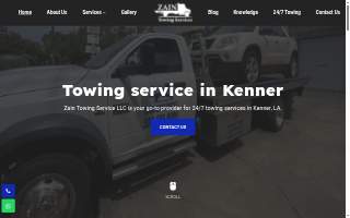 Zain Towing Service LLC website